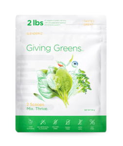 bevanda nutritiva in polvere ricca di verdure Giving Greens Slenderiiz